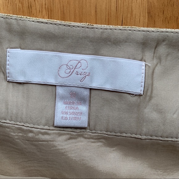 Forth & Towne Prize gold jacquard skirt, 10 - Picture 5 of 8